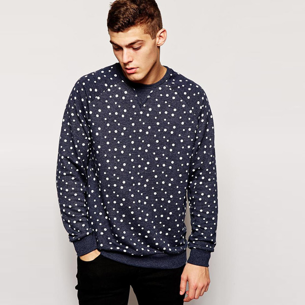 Men hoodies dotted