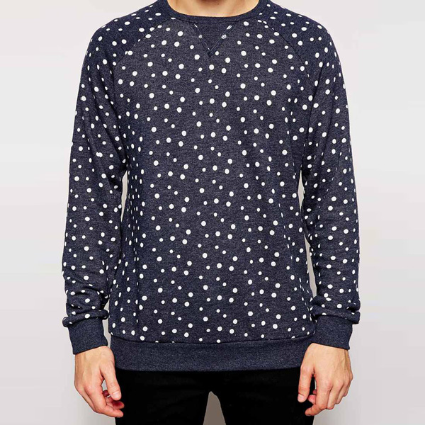 Men hoodies dotted