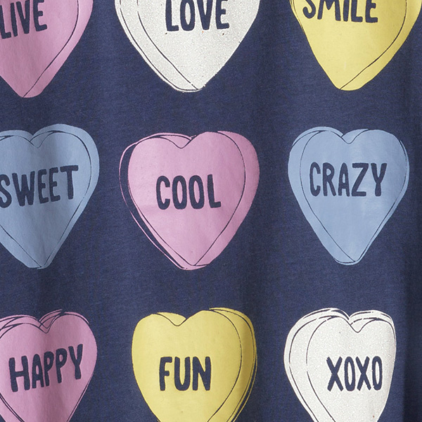 Kids tops princess hearts