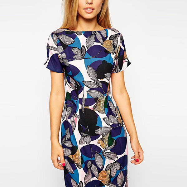 Women dress flower pattern