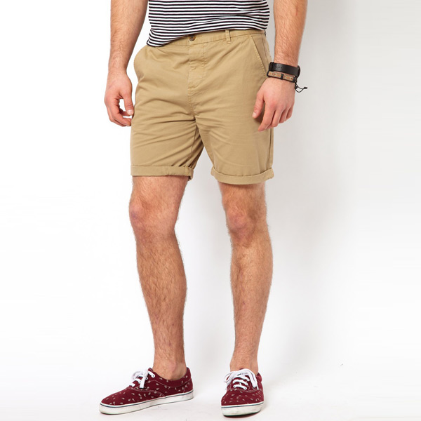 Men short cotton basic
