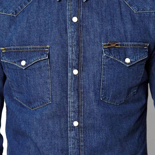 Men casual shirt denim